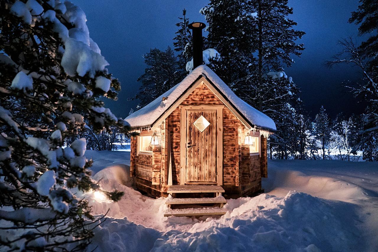 Polar Aurora Cabins Saariselka Ngoại thất bức ảnh